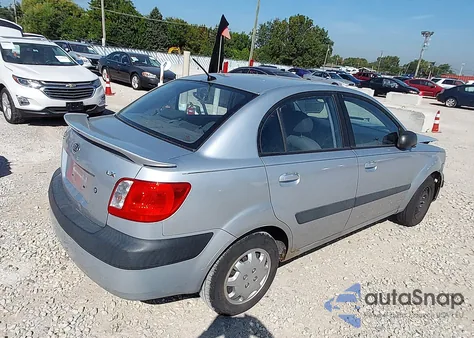 2008 Kia Rio Lx из США, поврежденный, VIN KNADE123486401704